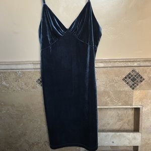 Cotton Candy Grey Velvet Slip